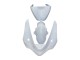 Kawasaki ZX6R Motorrad Verkleidung 2005-2006 - Weiss