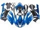 Kawasaki ZX6R Motorrad Verkleidung 2007-2008 - Schwarz Blauer Elf