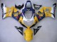 Suzuki GSXR1000 Motorrad Verkleidung 2000-2002 - Gelb Dunkel Blau Weiss Motul Corona