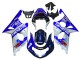 Suzuki GSXR1000 Motorrad Verkleidung 2000-2002 - Blau Weiss Silber Castrol Dunlop