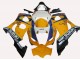Suzuki GSXR 1000 Motorrad Verkleidung 2003-2004 - Gelb Weiss Blau Schwarz Corona