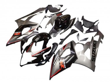 Suzuki GSXR 1000 Motorrad Verkleidung 2005-2006 - Silber Schwarz Rot