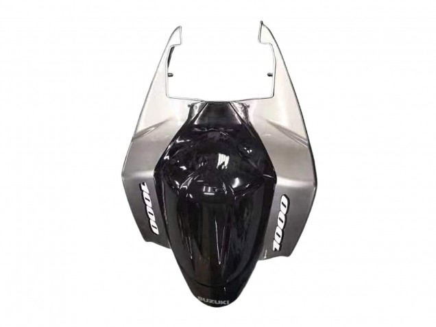 Suzuki GSXR 1000 Motorrad Verkleidung 2005-2006 - Glanzendes Schwarz Grau