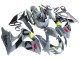 Suzuki GSXR 1000 Motorrad Verkleidung 2009-2016 - Grau Neon Gelb Schwarz Motul