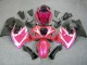 Suzuki GSXR 1300 Hayabusa Motorrad Verkleidung 1996-2007 - Rosa Weiss Schwarz