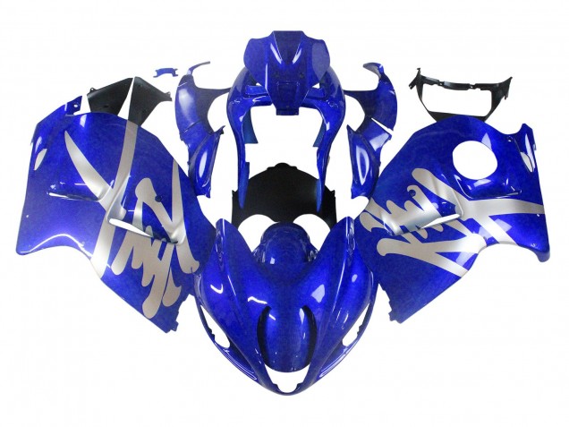 Suzuki GSXR 1300 Hayabusa Motorrad Verkleidung 1996-2007 - Glanzendes Blau