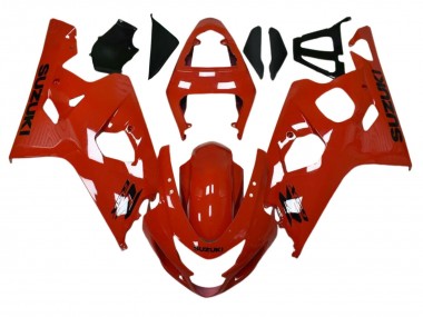 Suzuki GSXR 600 / GSXR 750 Motorrad Verkleidung 2004-2005 - Rot Schwarz