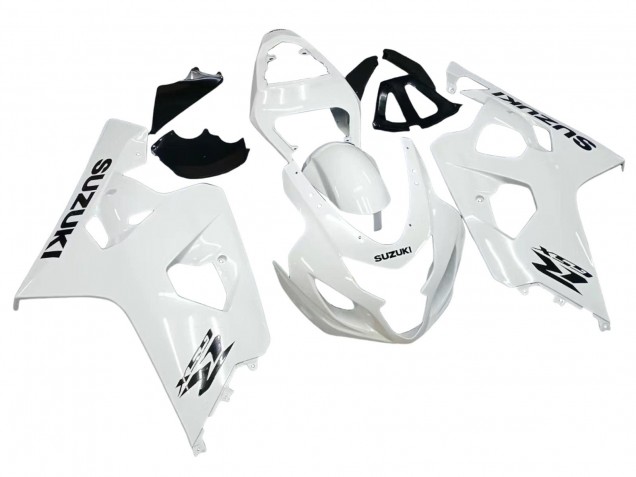 Suzuki GSXR 600 / GSXR 750 Motorrad Verkleidung 2004-2005 - Perl Weiss
