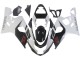Suzuki GSXR 600 / GSXR 750 Motorrad Verkleidung 2004-2005 - Weiss Schwarz Rot