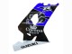 Suzuki GSXR 600 / GSXR 750 Motorrad Verkleidung 2004-2005 - Weiss Blau Schwarz Corona Motul