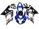Suzuki GSXR 600 / GSXR 750 Motorrad Verkleidung 2004-2005 - Blau Weiss Schwarz