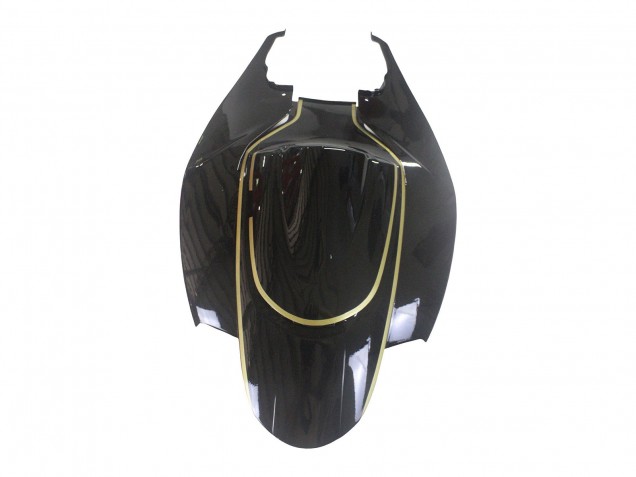 Suzuki GSXR 600 / GSXR 750 Motorrad Verkleidung 2006-2007 - Glanzendes Schwarz Gold Streifen