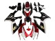 Suzuki GSXR 600 / GSXR 750 Motorrad Verkleidung 2006-2007 - Rot Weiss Schwarz Gelb