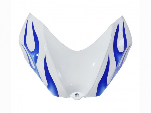 Suzuki GSXR 600 / GSXR 750 Motorrad Verkleidung 2006-2007 - Weiss Blau Flamme
