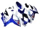 Suzuki GSXR 600 / GSXR 750 Motorrad Verkleidung 2006-2007 - Weiss Blau Glanzendes Schwarz Rot