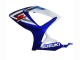 Suzuki GSXR 600 / GSXR 750 Motorrad Verkleidung 2006-2007 - Weiss Blau Glanzendes Schwarz Rot