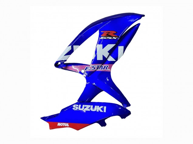 Suzuki GSXR 600 / GSXR 750 Motorrad Verkleidung 2008-2010 - Weiss Blau Rosa Ecstar Motul