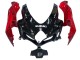 Suzuki GSXR 600 / GSXR 750 Motorrad Verkleidung 2008-2010 - Rot Glanzendes Schwarz