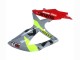 Suzuki GSXR 600 / GSXR 750 Motorrad Verkleidung 2008-2010 - Grau Gelb Rot