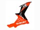 Suzuki GSXR 600 / GSXR 750 Motorrad Verkleidungen Kit 2011-2024 - Rot Glanzendes Schwarz