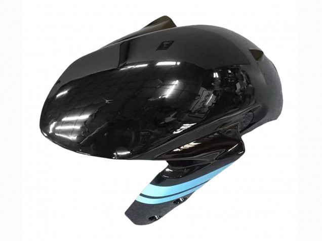 Suzuki GSXR 600 / GSXR 750 Motorrad Verkleidung 2011-2024 - Glanzendes Schwarz Hellblau