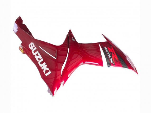 Suzuki GSXR 600 / GSXR 750 Motorrad Verkleidung 2011-2024 - Rot Glanzendes Schwarz