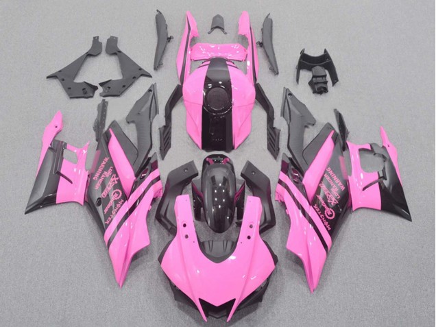 Yamaha YZF R3/R25 Motorrad Verkleidung 2019-2021 - Rosa Schwarz Monster