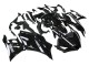 Yamaha YZF R3/R25 Motorrad Verkleidung 2019-2021 - Glanzendes Schwarz Weiss