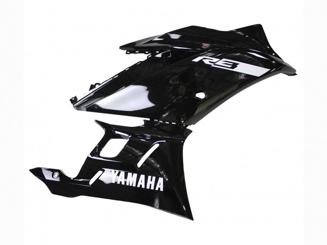 Yamaha YZF R3/R25 Motorrad Verkleidung 2019-2021 - Glanzendes Schwarz Weiss