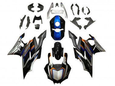 Yamaha YZF R3/R25 Motorrad Verkleidung 2019-2021 - Silber Orange Blau Schwarz