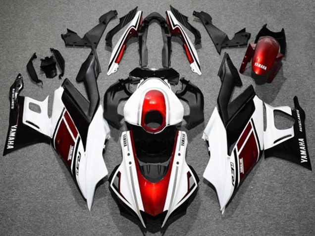Yamaha YZF R3/R25 Motorrad Verkleidung 2019-2021 - Weiss Rot Schwarz