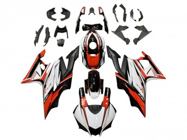 Yamaha YZF R3/R25 Motorrad Verkleidung 2019-2021 - Weiss Rot Schwarz