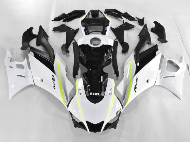 Yamaha YZF R3/R25 Motorrad Verkleidung 2019-2021 - Weiss Grun Schwarz
