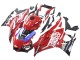 Yamaha YZF R3/R25 Motorrad Verkleidung 2019-2021 - Rot Lila Schwarz Valsir Lenovo