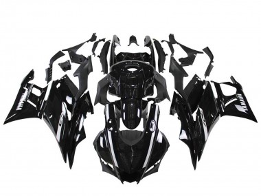 Yamaha YZF R3/R25 Motorrad Verkleidung 2022-2024 - Glanzendes Schwarz