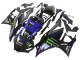 Yamaha YZF R3/R25 Motorrad Verkleidung 2022-2024 - Blau Grun Schwarz Monster Yamalube ENEOS