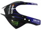 Yamaha YZF R3/R25 Motorrad Verkleidung 2022-2024 - Blau Grun Schwarz Monster Yamalube ENEOS