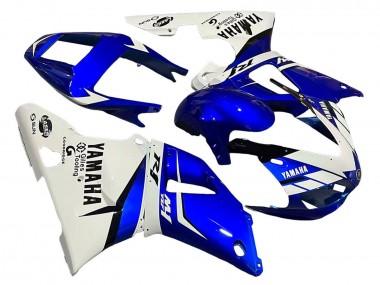 Yamaha YZF 1000 R1 Motorrad Verkleidung 1998-1999 - Weiss Blau Schwarz