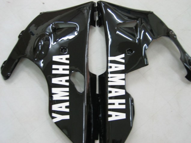 Yamaha YZF 1000 R1 Motorrad Verkleidung 2000-2001 - Glanzendes Schwarz Weiss Aufkleber