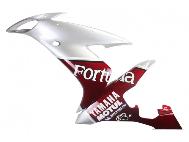 Yamaha YZF 1000 R1 Motorrad Verkleidung 2004-2006 - Silber Rot Fortuna Motul