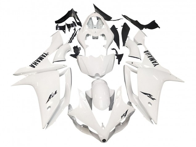 Yamaha YZF 1000 R1 Motorrad Verkleidung 2007-2008 - Weiss Schwarz