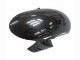 Yamaha YZF 1000 R1 Motorrad Verkleidung 2009-2011 - Glanzendes Schwarz Weiss Aufkleber