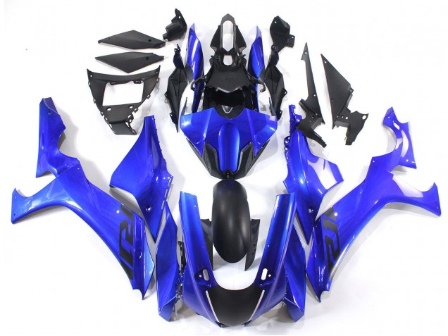 Yamaha YZF 1000 R1 Motorrad Verkleidung 2020-2025 - Blau Matt Schwarz