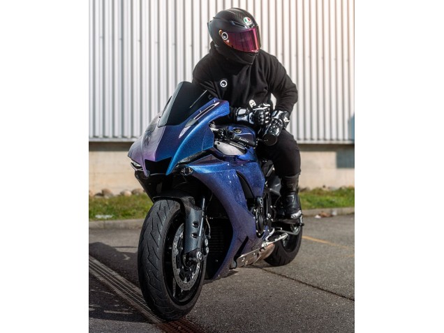 Yamaha YZF 1000 R1 Motorrad Verkleidung 2020-2025 - Gradient Blau Lila