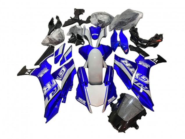 Yamaha YZF 1000 R1 Motorrad Verkleidung 2020-2025 - Weiss Blau Glanzendes Schwarz GYTR Yamalube