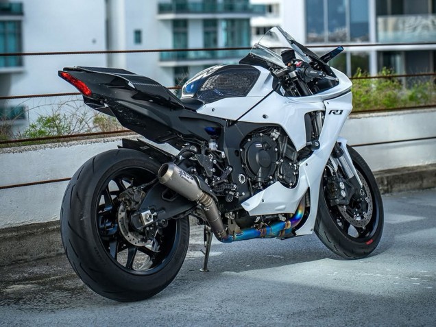 Yamaha YZF 1000 R1 Motorrad Verkleidung 2020-2025 - Weiss