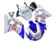 Yamaha YZF 600 R6 Motorrad Verkleidung 1998-2002 - Weiss Blau Rot Fiat 99