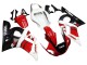 Yamaha YZF 600 R6 Motorrad Verkleidung 1998-2002 - Weiss Rot Glanzendes Schwarz