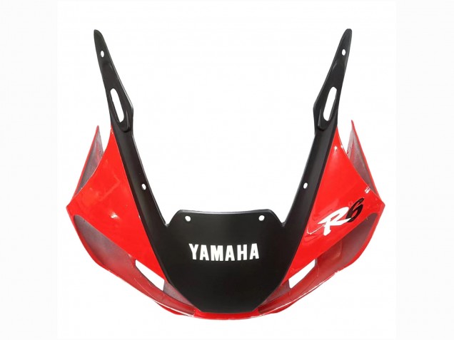 Yamaha YZF 600 R6 Motorrad Verkleidung 1998-2002 - Weiss Rot Glanzendes Schwarz