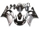 Yamaha YZF 600 R6 Motorrad Verkleidung 1998-2002 - Silber Glanzendes Schwarz